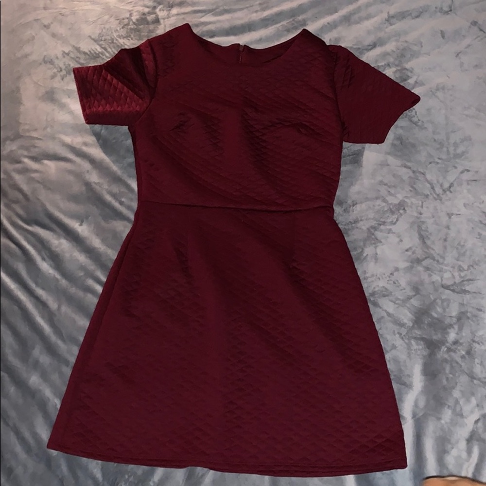 Quilted mini dress